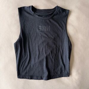 Nike Black Dri-FIT V-Neck Athletic Tank
